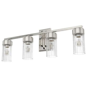 Hunter Gatz 4-Light Vanity in Brushed Nickel, , large