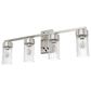 Hunter Gatz 4-Light Vanity in Brushed Nickel, , large