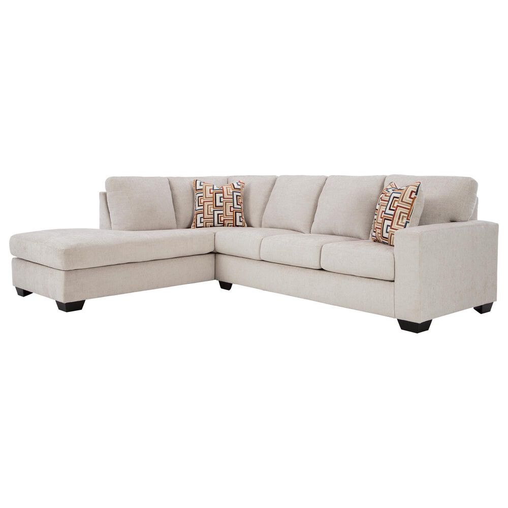 Ashley Aviemore 2-Piece Sectional with Left-Facing Chaise in Stone, , large