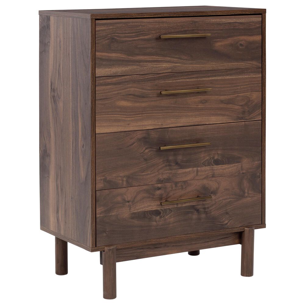 Signature Design by Ashley Calverson 4 Drawer Chest in Mocha, , large