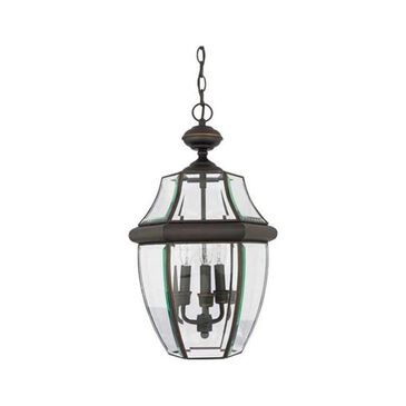 Quoizel Newbury 12.5" Wide Outdoor Hanging Lantern in Medici Bronze, , large