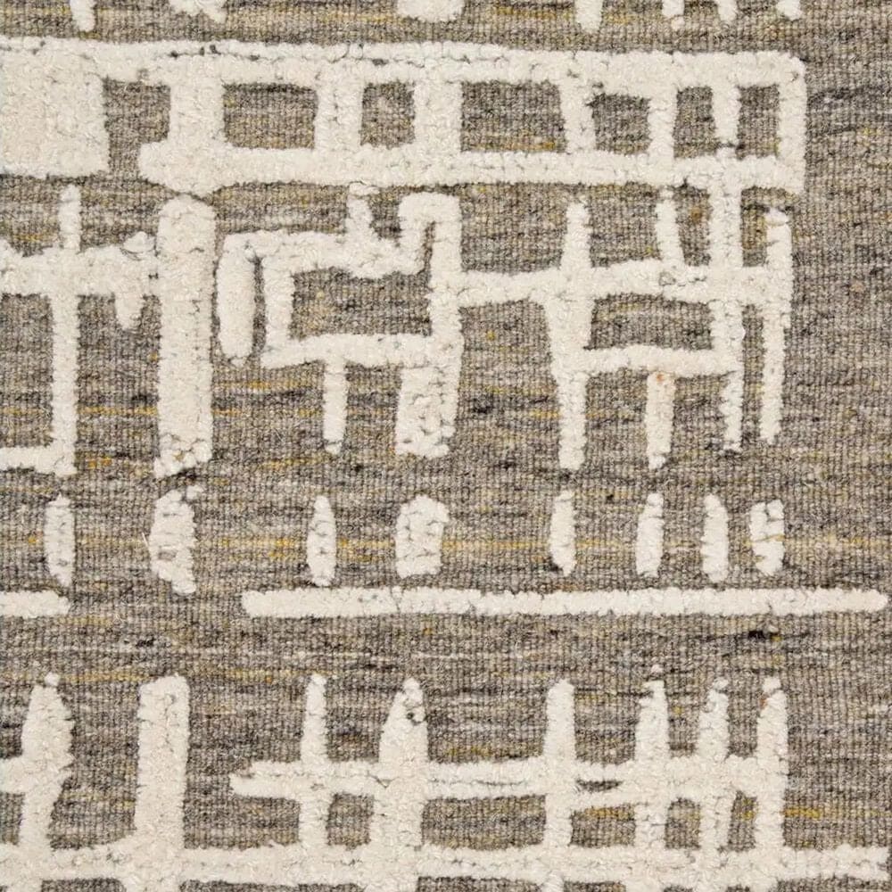 Jaipur Clamor Arlo 5&#39; x 8&#39; Whitecap Gray Area Rug, , large