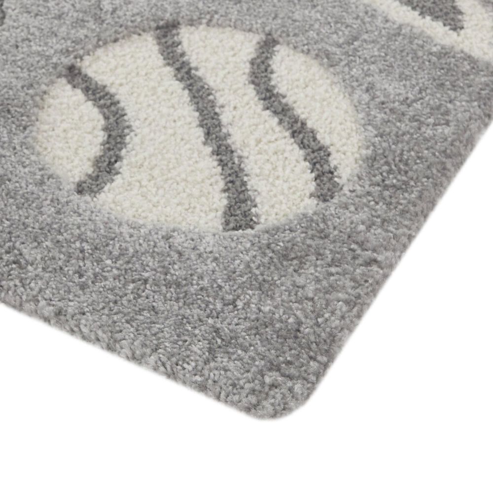 Balta Rugs Castoldi Space Planets 5&#39;3&quot; x 7&#39; Grey Kids Area Rug, , large