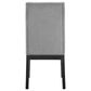 Steve Silver Yves Side Chair with Gray in Rubbed Charcoal, , large