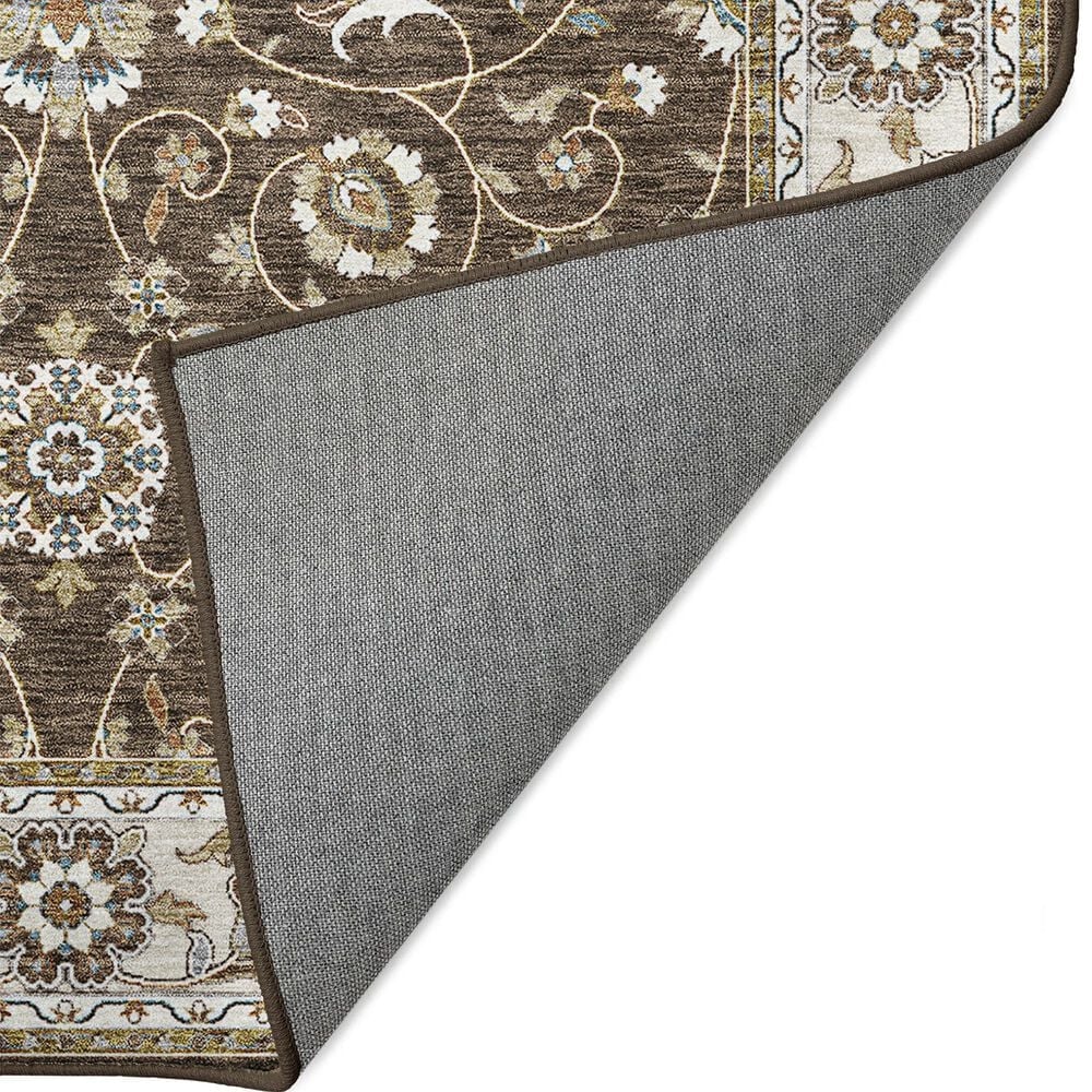Dalyn Rug Company Hatay HY1 2&#39;3&quot; x 7&#39;6&quot; Chocolate Runner, , large