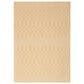 Nourison Positano Southwestern Yellow 5" x 7" Indoor/Outdoor Area Rug, , large