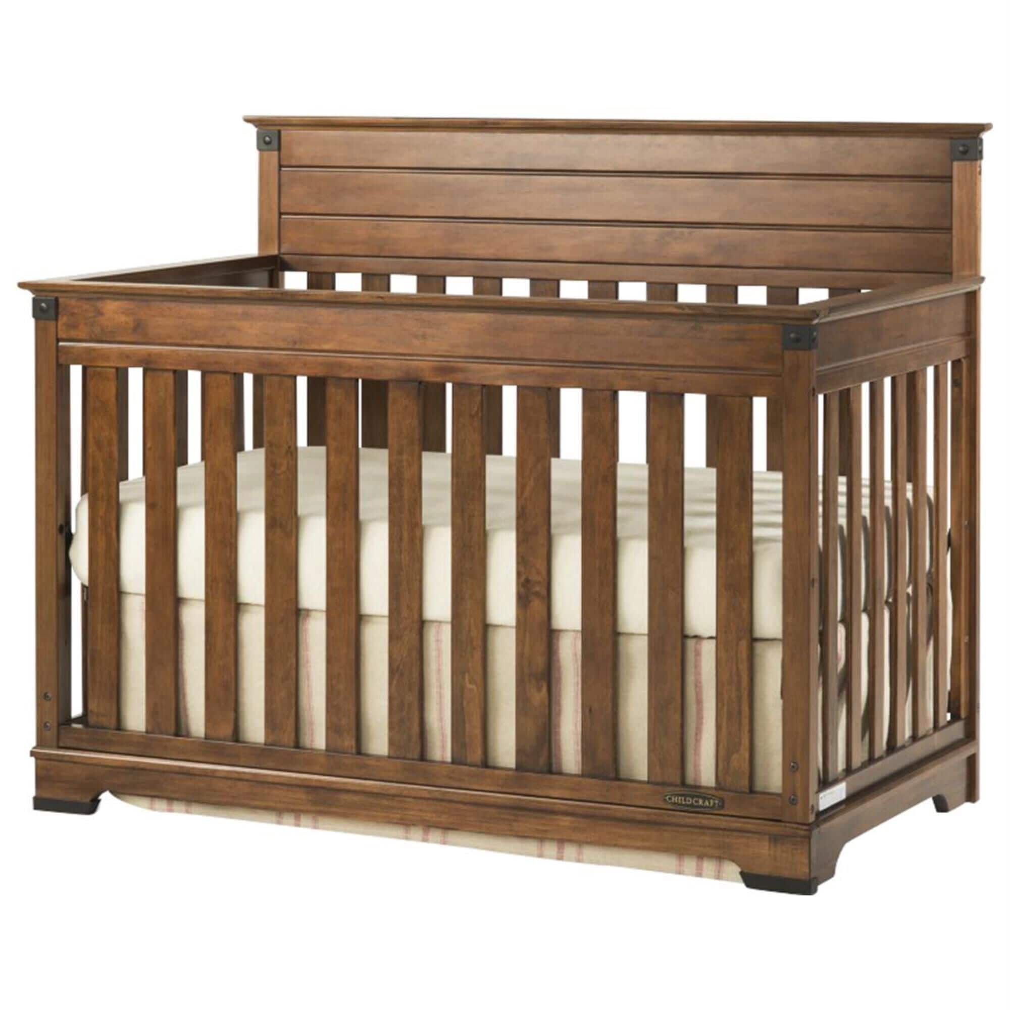 Little Dreamer Redmond 4 in 1 Convertible Crib in Coach Cherry
