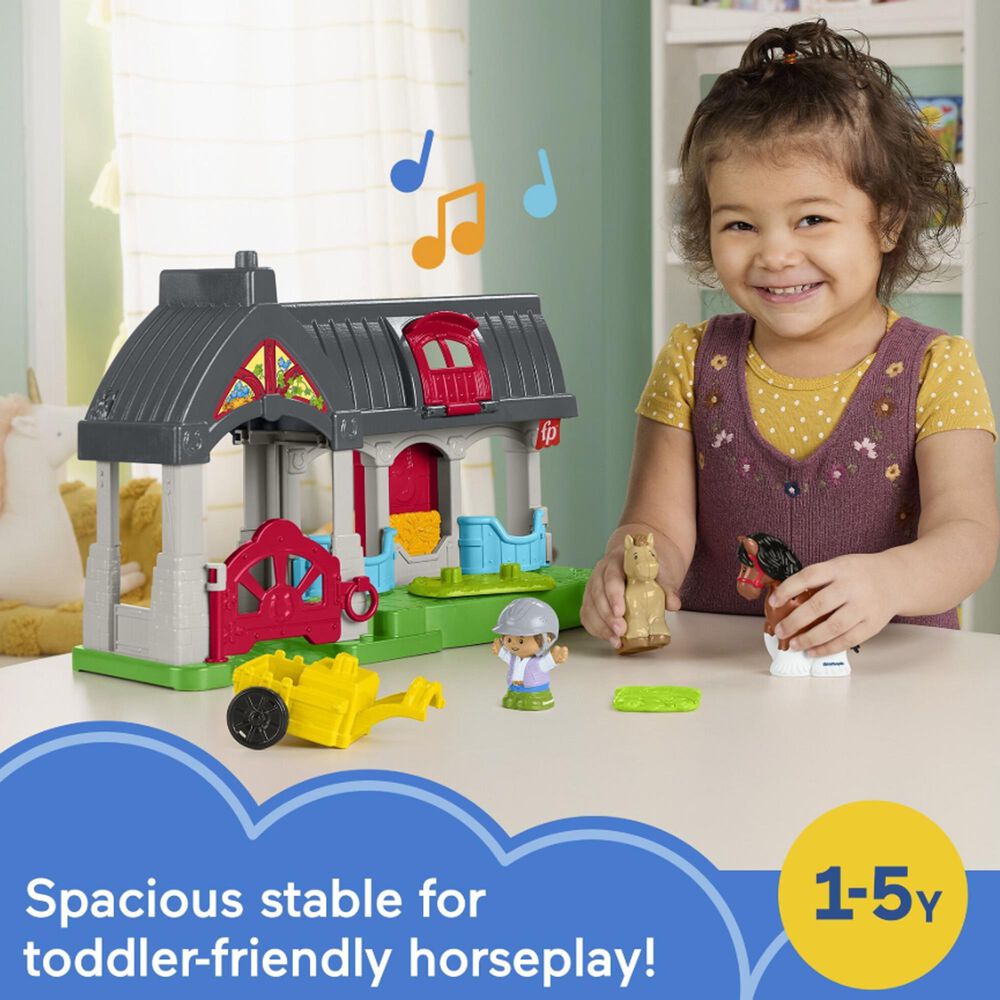 Fisher Price Little People Stable Playset, , large