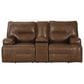 Ashley Francesca Power Reclining Loveseat with Console in Auburn, , large