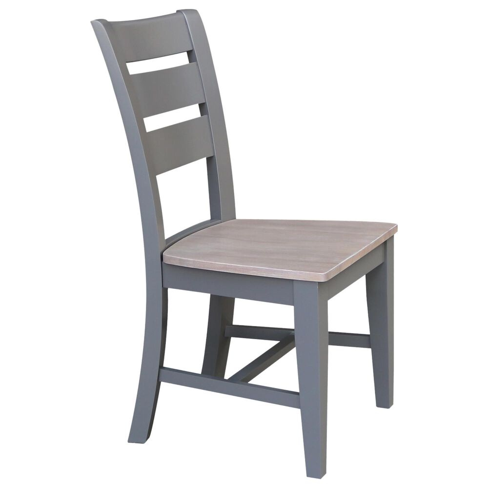 International Concepts 5-Piece 36&quot; Dining Set in Graywashed and Clay Taupe, , large