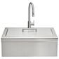 Coyote Outdoor 30" Built-In Outdoor Farmhouse Sink in Stainless Steel, , large