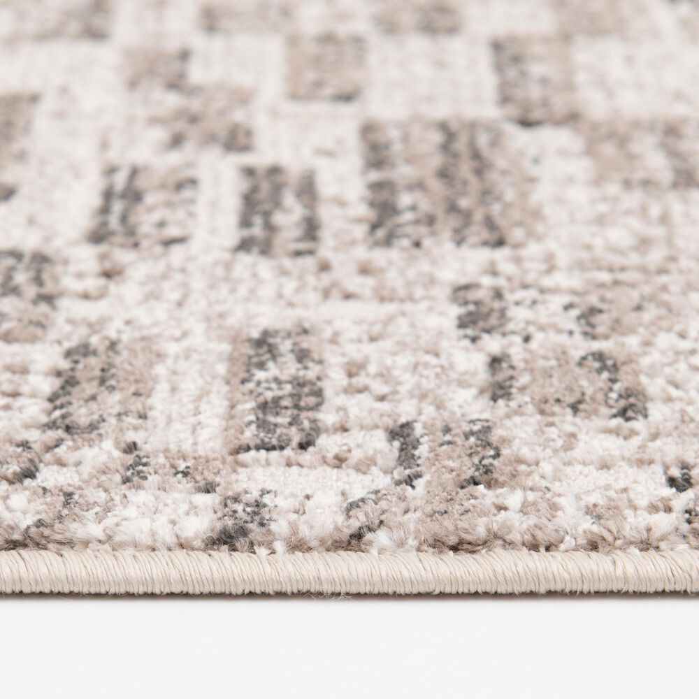 Central Oriental Heirloom Carrington Champagne and Tan 5&#39;3&quot; x 7&#39;7&quot; Area Rug, , large