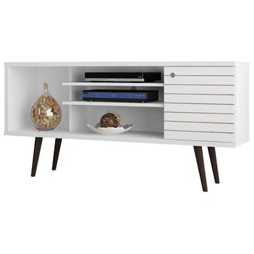 Living Essentials Liberty 53.14" TV Stand in White, , large