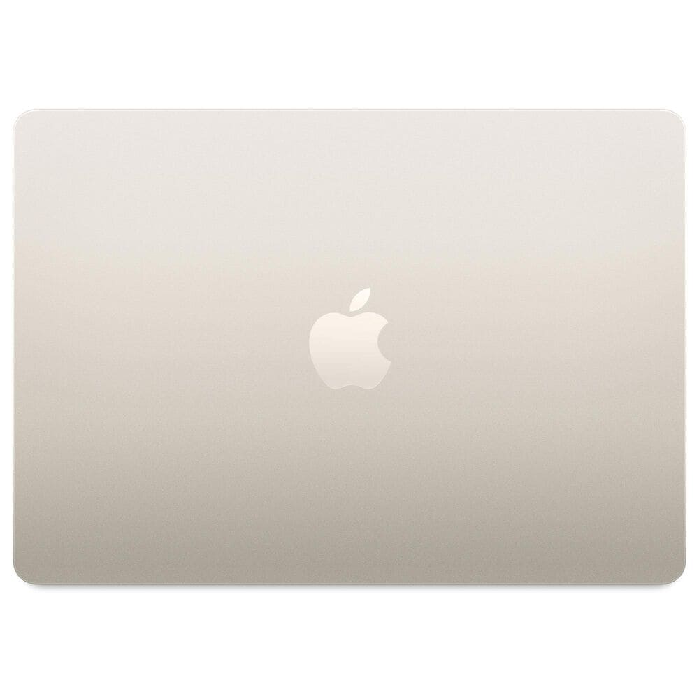Apple MacBook Air 13.6&quot; Laptop - Apple M4 chip 10-core CPU - 16GB RAM - 10-core GPU - 512GB SSD in Starlight with 3-Year AppleCare+, , large