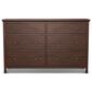Archbold Furniture Heritage 5 Piece King Raised Panel Bedroom Set in Brown Mahogany, , large