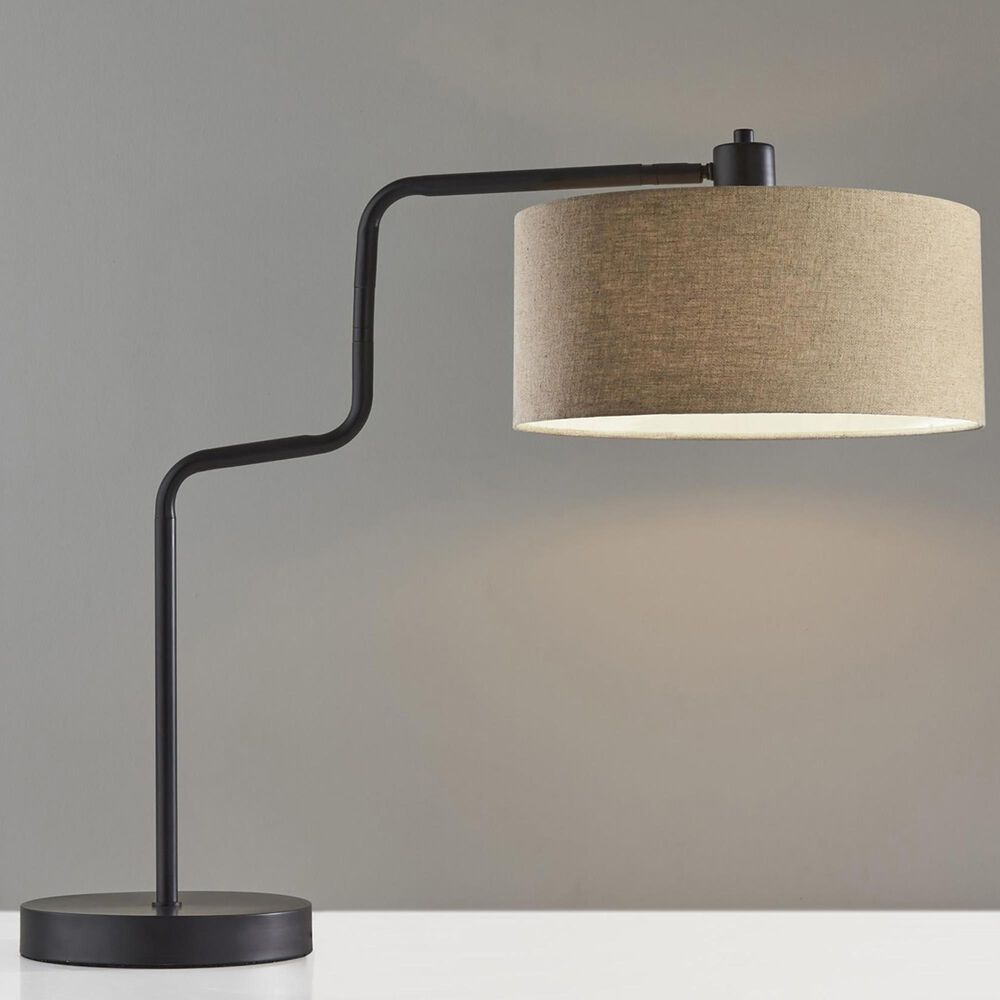 Adesso Jacob Table Lamp in Antique Bronze, , large