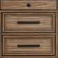 Lifestyle 3 Drawer Nightstand in Brown, , large