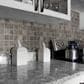 Shaw Oasis Dark Grey 13" x 13" Ceramic Mosaic Tile, , large