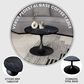Leisuremod Verve 27" Coffee Table with MDF Top in Black and Black Marble, , large