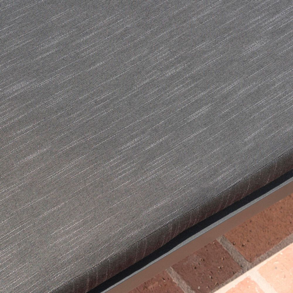 Noble House Navan Patio Chaise Lounge in Dark Gray, , large