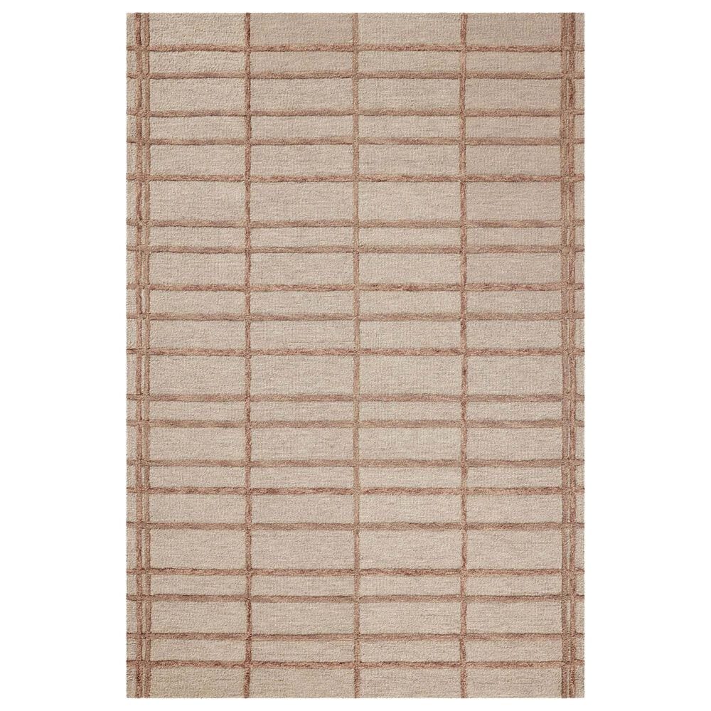 Chris Loves Julia x Loloi Bradley 11"6" x 15" Rose and Blush Area Rug, , large
