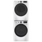 GE Appliances 4.8 Cu. Ft. Front Load Washer and 7.8 Cu. Ft. Electric Dryer Laundry Pair in White, , large