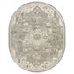 Surya Caesar 8" x 10" Oval Charcoal, Taupe, Tan, Black, Light Beige and Brown Area Rug, , large