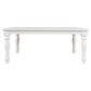 Waltham Westport 60"-72" Dining Table in White - Table Only, , large