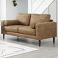Ashley Telora Stationary Loveseat in Caramel, , large