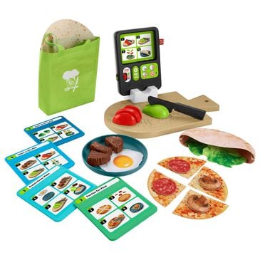 Fisher Price Laugh and Learn 123 Follow The Recipe Meal Kit Preschool Pretend Playset, , large