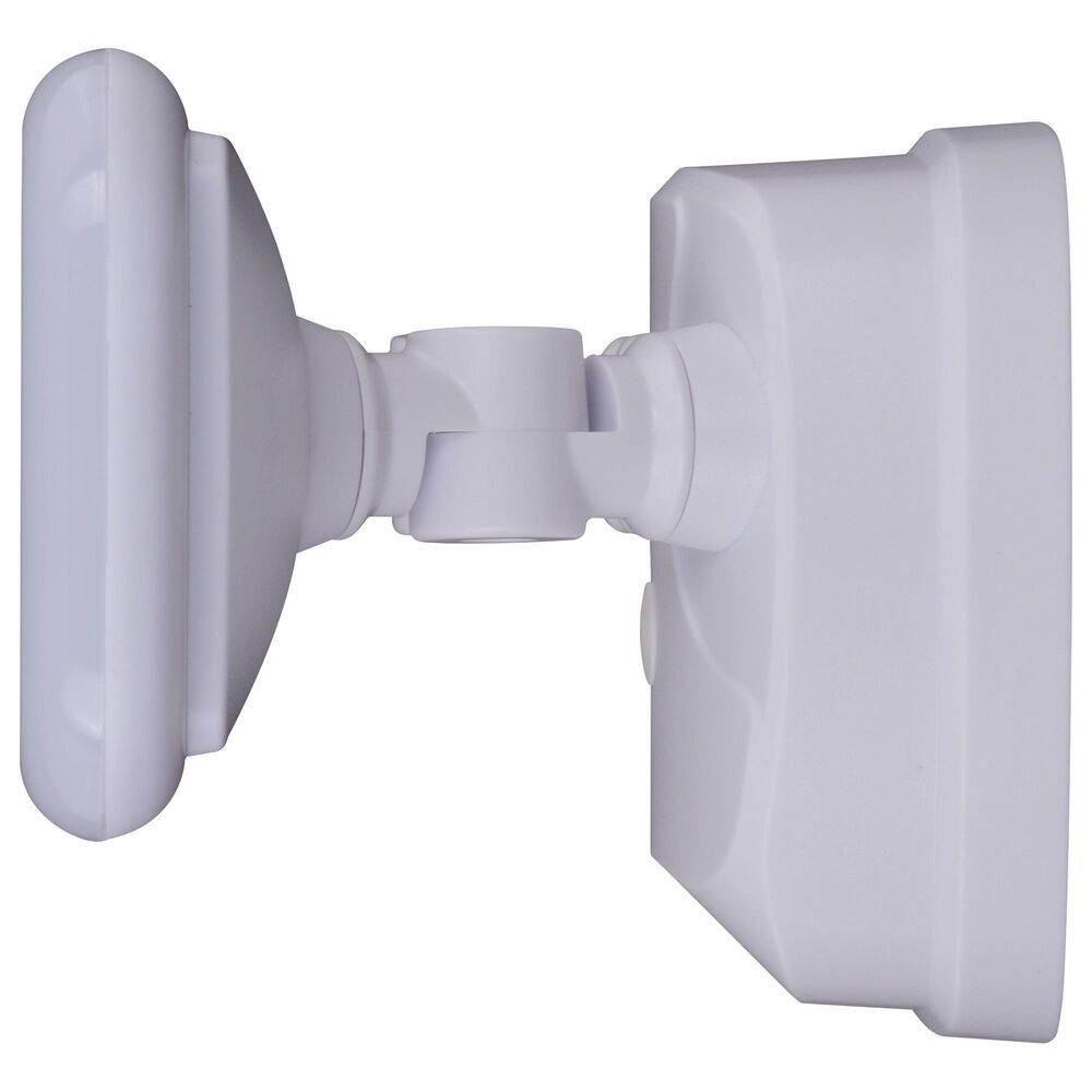 Vaxcel Theta 2-Light LED Outdoor Dusk-to-Dawn Flood Light in White, , large