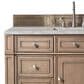 James Martin Vanities Bristol 48" Single Bathroom Vanity in Whitewashed Walnut with 3 cm Victorian Silver Quartz Top and Rectangular Sink, , large