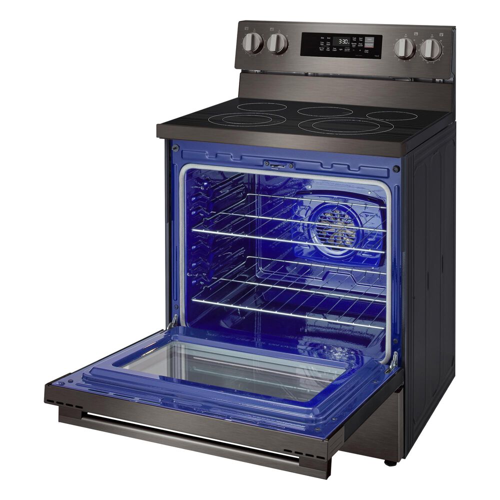 LG 6.3 Cu. Ft. Freestanding Electric Range in Black Stainless Steel, , large