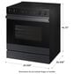 Samsung Bespoke Bespoke 6.3 Cu. Ft. Smart Slide-In Electric Range with Air Fry and Convection in Matte Black Steel, , large