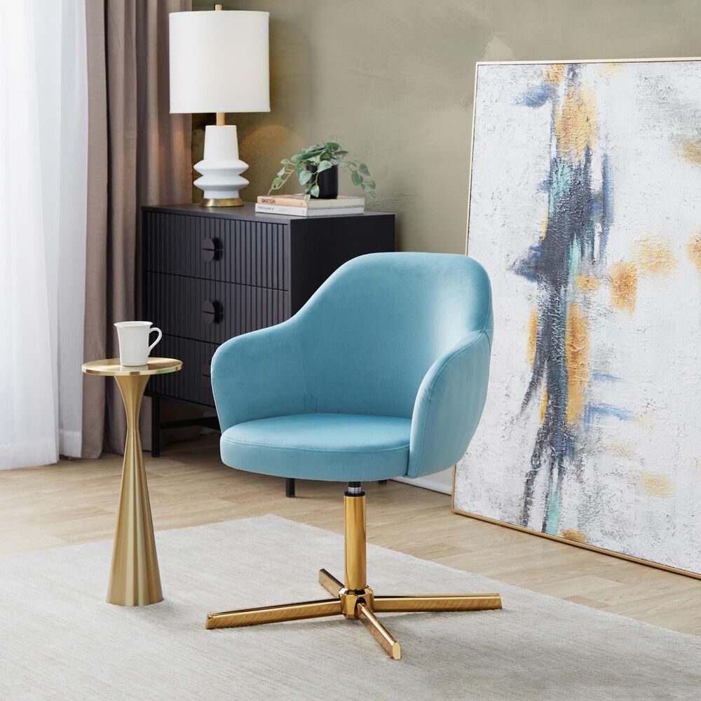 Lumisource Gemma 22&quot; Side Table in Modern Brass, , large