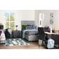 Intercon Twin Upholstered Storage Bed in Gray, , large