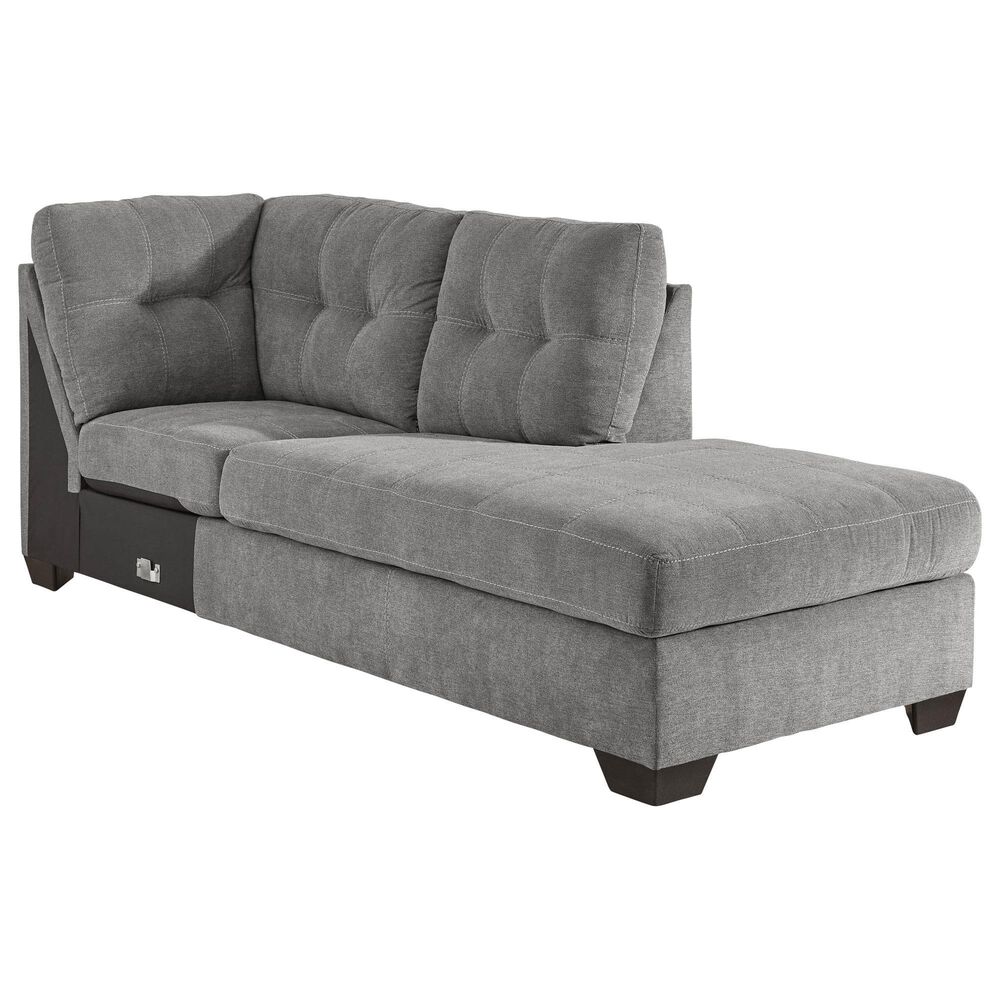Ashley Marleton 2-Piece Right Facing Sleeper Sectional with Chaise in Gray, , large