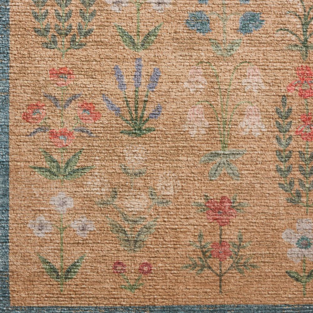 Rifle Paper Co. x Loloi Edinburgh Wheat and Multicolor 2'3" x 3'9" Area Rug, , large