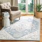 Safavieh Micro-Loop MLP503M 3" x 5" Blue and Ivory Area Rug, , large