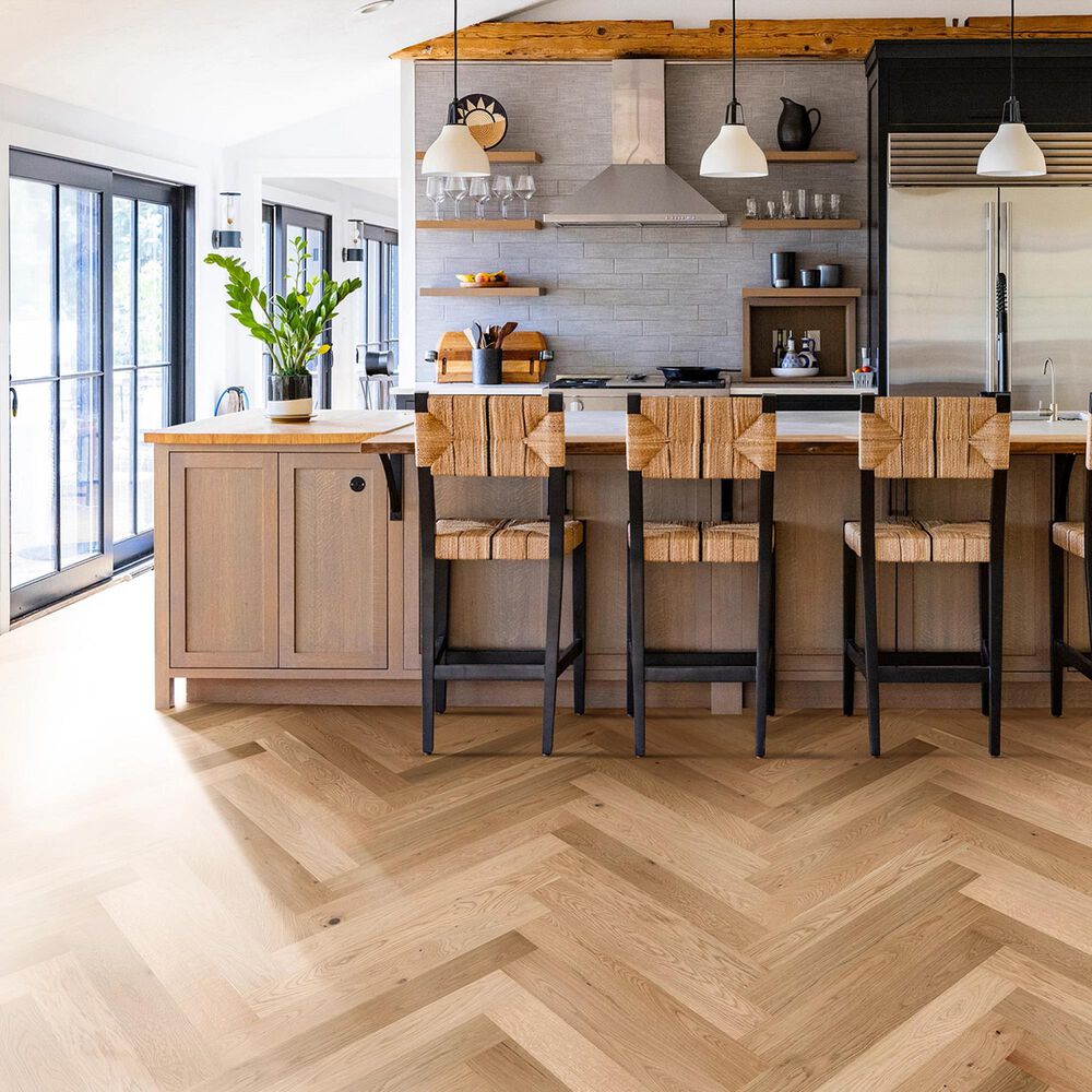 Anderson Tuftex Provincial Herringbone Au Naturale Oak Hardwood, , large