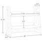RiverRidge Home Amery 2-Tier Ladder Wall Shelf in White, , large