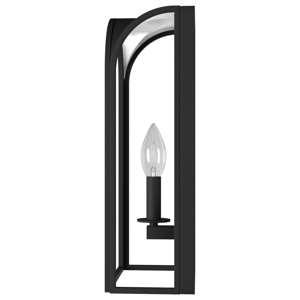 Hunter Dukestown 1-Light Wall Sconce in Natural Iron and Gold Leaf, , large