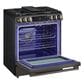 LG 6.3 Cu. Ft. Smart Gas Slide-In Range with ProBake Convection InstaView and Air Fry in Black Stainless Steel, , large