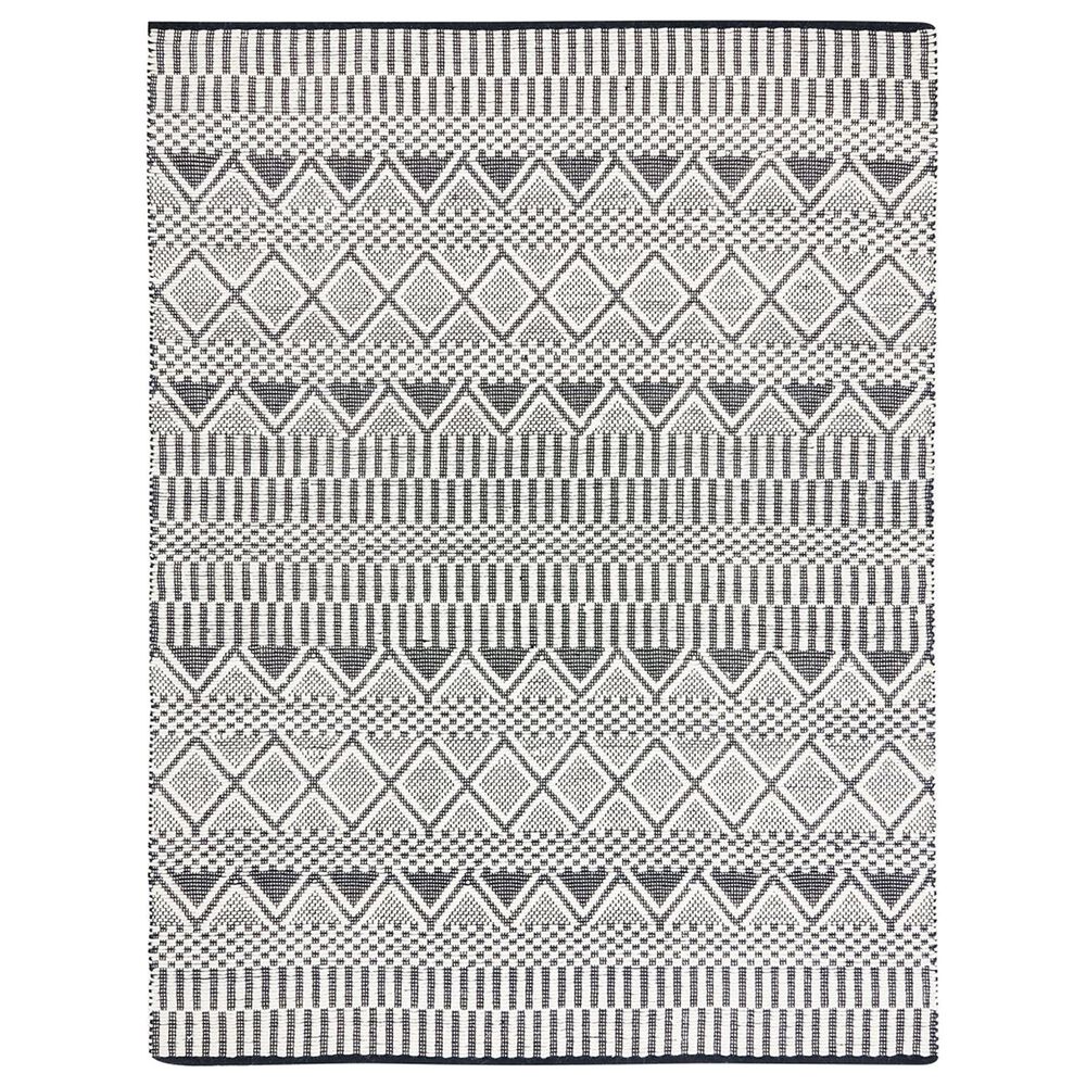 Safavieh Natura NAT853A 8" x 10" Ivory and Black Area Rug, , large