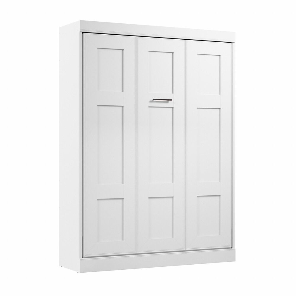 Bestar Edge Queen Wall bed in White Nebraska Furniture Mart