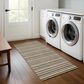 Dalyn Rug Company Soft Essentials Striped Chocolate 2"3" x 7"6" Indoor/Outdoor Runner, , large