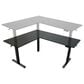 Rta Products Llc Polaris L-Shaped Electric Standing Desk with Spacious Desktop in Black, , large