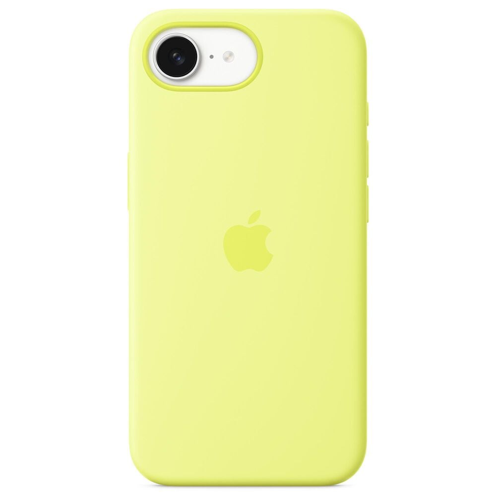 Apple Silicone Case for iPhone 16e in Neon Yellow, , large