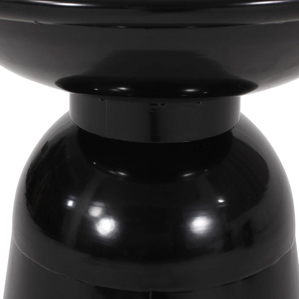 Hearth and Haven Serenita Patio Side Tables in Black &#40;Set of 2&#41;, , large