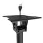 Kanto Adjustable TV Ceiling Mount for 40" - 80" TVs in Black, , large